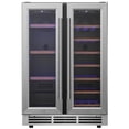thumbnail image 5 of Simzlife Wine and Beverage Refrigerator, Wine Cooler- 21 Bottles & 88 Cans, Built-in/Freestanding Dual Zone Wine Fridge with Glass Door, Removable Shelves for Home/Bar/Office, 5 of 12
