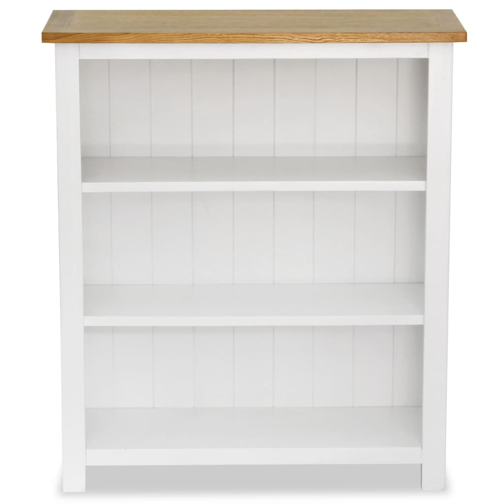Kepooman 3-tier Bookshelf Side Stand Storage for Home Office, White Kepooman 3-tier Bookshelf Side Stand Storage for Home Office, White