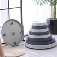 thumbnail image 4 of Flowerpot Tray With Rollers Durable Plastic Plants Pot Holder Gardening Tools, 4 of 5
