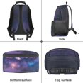 thumbnail image 6 of HUIACONG Galaxy Axolotl School Backpack for Students Age 6-18 Ergonomic Padded Adjustable Shoulder Straps Large Capacity Water Resistant Bookbag for Elementary Middle High School Daily Use, 6 of 7