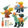 thumbnail image 3 of Juego de bloques de construcción con forma de dinosaurio HUOGUO para niños, desmontaje de nueces, 3 of 5