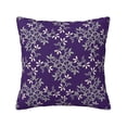 thumbnail image 1 of ZICANCN Damask Style Blue Flower Decorative Throw Pillow Covers, Bed Couch Sofa Decorative Knit Pillow Covers for Living Room Farmhouse 22"x22", 1 of 8