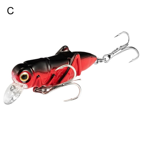 Fishing Lure, 63mm Simulation Grasshopper Shape Fish Hard Lures Fake Bait  Fishing Supplies - D : : Sports, Fitness & Outdoors