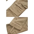 thumbnail image 6 of Men's Cotton Cargo Pants, Multi-Pocket Loose Fit Casual Work Pants for Men,Size 32-42, 6 of 7