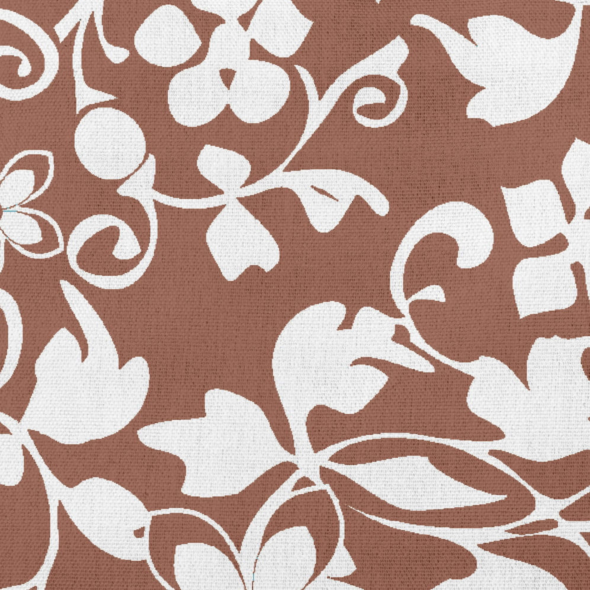 Simply Daisy 18" x 18" French, Country Brown, White, Multi-color Polyester Throw Pillow