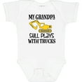 thumbnail image 3 of Inktastic Construction Grandpa Still Plays with Trucks Boys Baby Bodysuit, 3 of 5