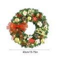 thumbnail image 3 of Decoraciones navideñas, adornos navideños, regalos navideños, corona navideña, decoración navideña, corona para puerta, diseño de escena, guirnaldas de plástico, 3 of 6