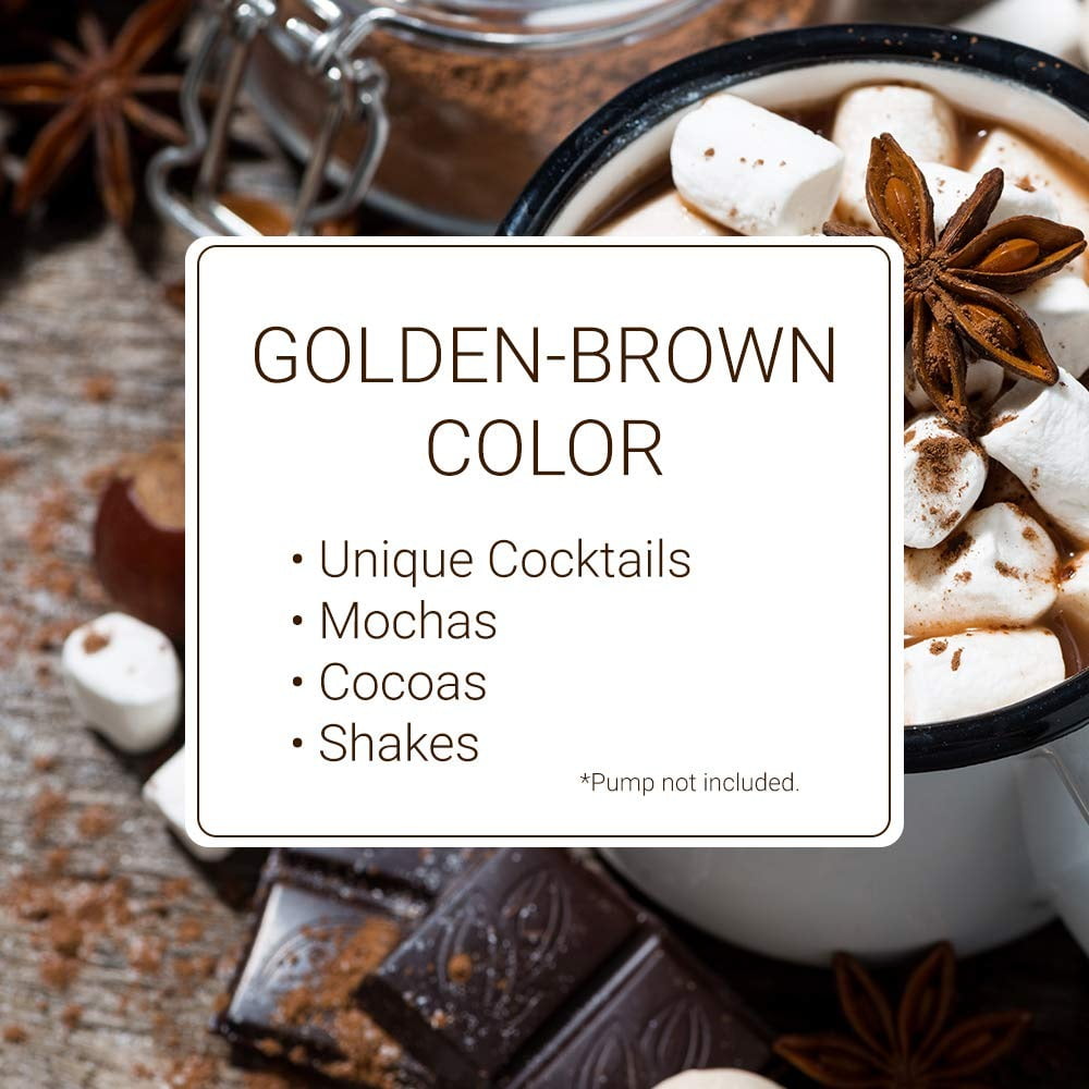 Monin - Toasted Marshmallow Syrup, Flavor of Campfire Treats, Natural Flavors, Great for Mochas, Shakes, Cocoas and Cocktails, Non-GMO, Gluten-Free (750 ml, 25.4 fl.oz)