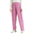 thumbnail image 1 of WILLBEST Pantalones Casuales para Mujer, Clásicos a Cuadros, Pierna Ancha, Estilo Moderno, con Cinturón Largo y Bolsillo para Uso Diario Chica, 1 of 3