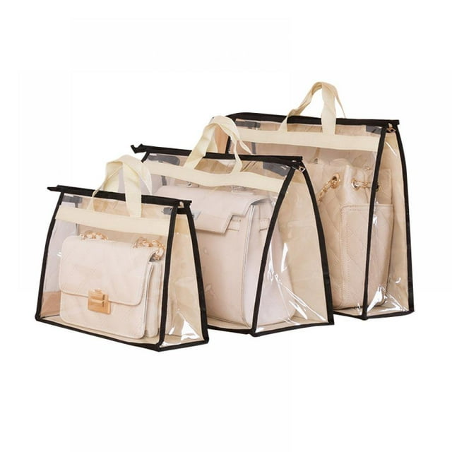 Handbag Dustproof Storage Bag Wardrobe Leather Protection Finishing Storage Bags Transparent Moisture-Proof Sealed Hanging Bag