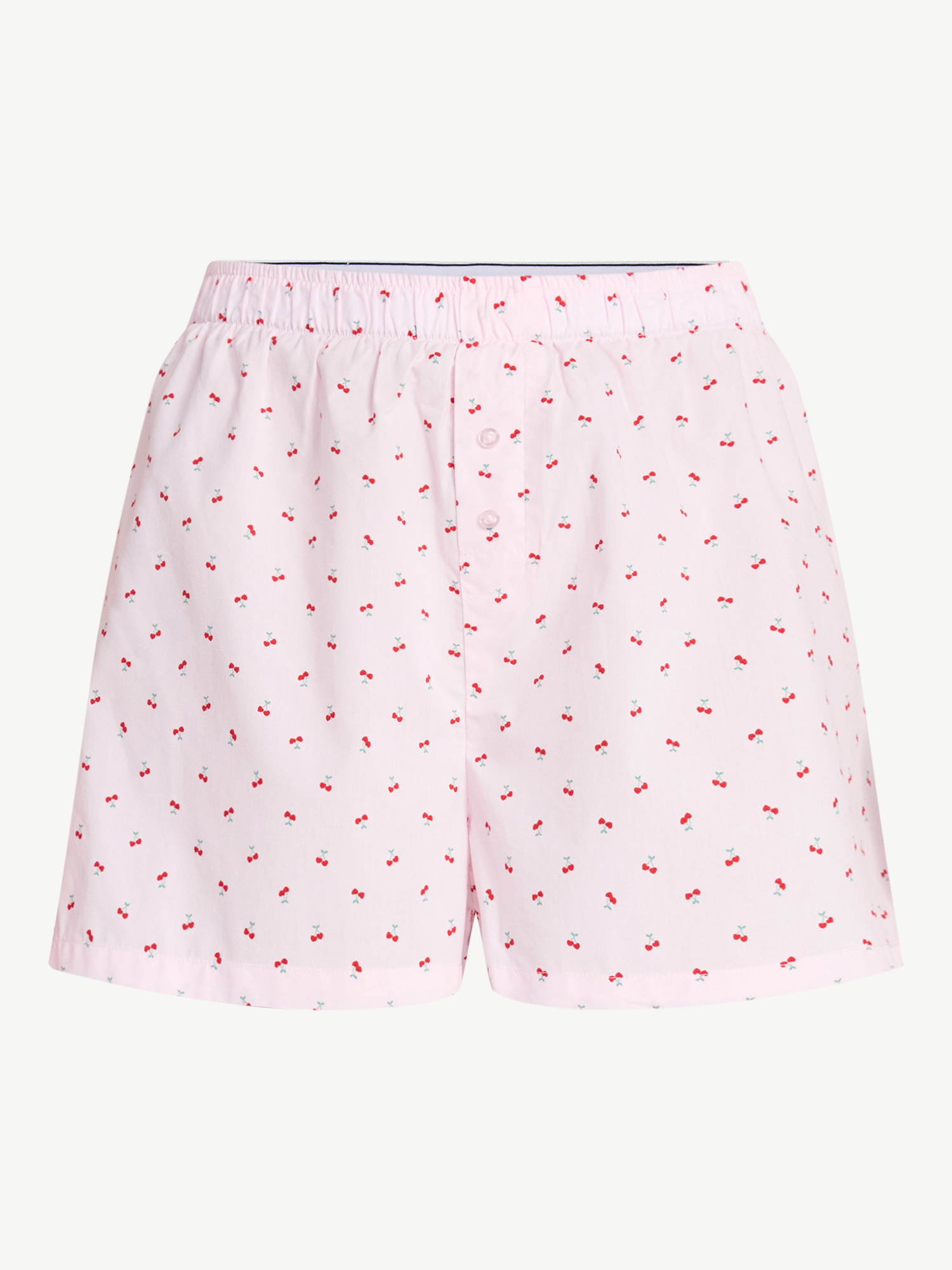 No Boundaries Sleepwear Cotton Boxer Shorts, 3'' Inseam, Women's XS-XXL