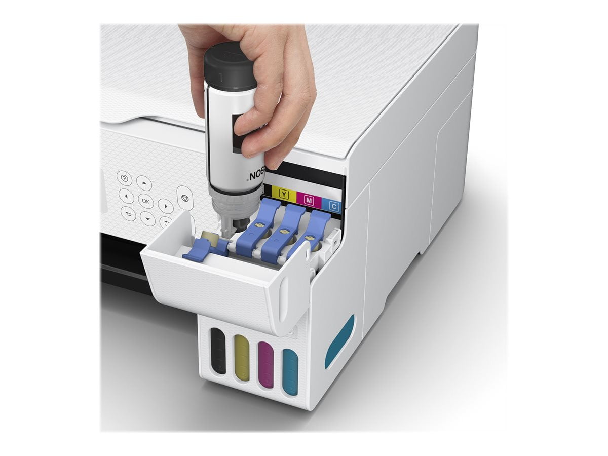 Epson EcoTank ET-2800 All-in-One Supertank Printer - Multifunction printer - color - ink-jet - refillable - 8.5 in x 11.7 in (original) - A4/Legal (media) - up to 7.7 ppm (copying) - Epson EcoTank ET-2800 All-in-One Supertank Printer - Multifunction printer - color - ink-jet - refillable - 8.5 in x 11.7 in (original) - A4/Legal (media) - up to 7.7 ppm (copying) -