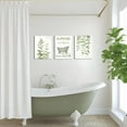 thumbnail image 3 of Hieng Botanical Plant Canvas Wall Art Minimalist Boho Leaves Painting Pictures Decor Modern Green Bathroom Decoration Unframed, 3 of 6