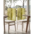 thumbnail image 4 of nqOlkjepod Yellow Chair Covers Set of 4, Decorative Chair Back Cover, Retro Oil Painting Modern Abstract Art Aesthetics Dining Room Chair Slipcovers Removable Chair Protectors Covers for Party, 4 of 7