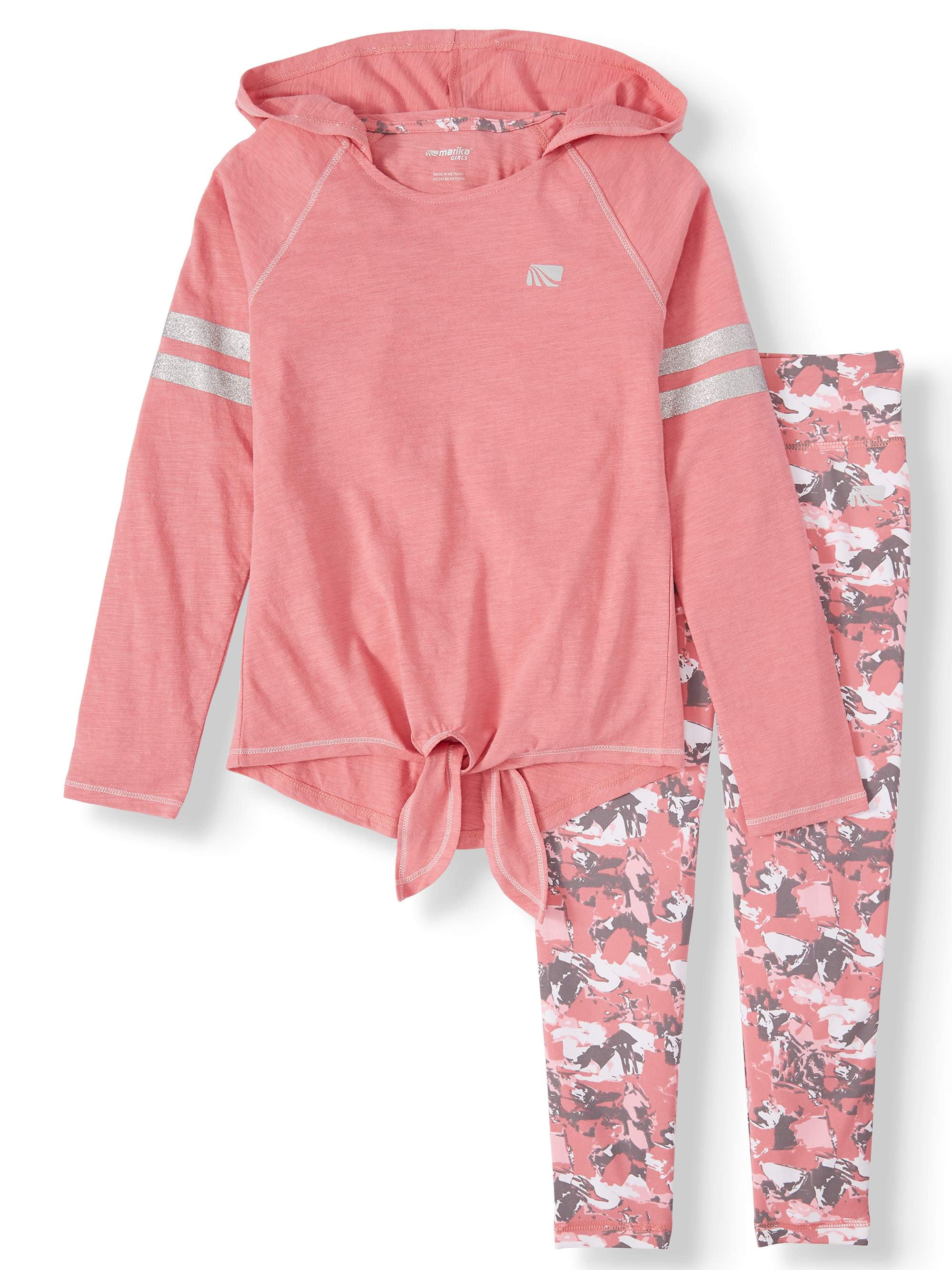 Marika Girls 2 Piece Hooded Top and Legging Set