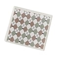 thumbnail image 2 of Posavasos acrílicos con diseño de tablero de ajedrez para bebidas, posavasos decorativos cuadrados para tazas marrón claro verde, 2 of 9