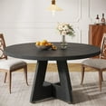 thumbnail image 2 of Round Dining Table Wood Kitchen Table for Dining Room, 47" Dinning Room Tables for 4 Adult, 2 of 7
