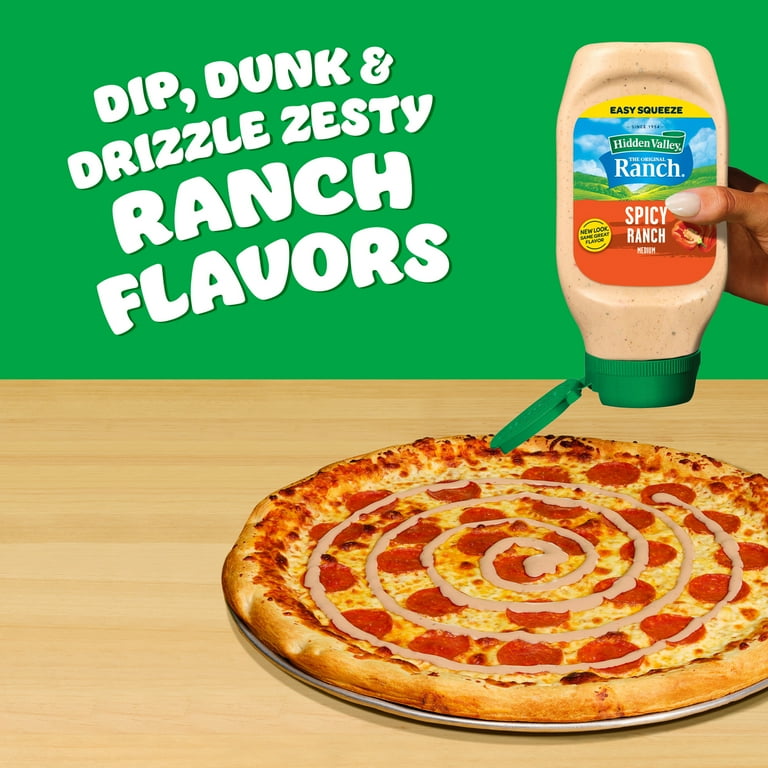 Hidden Valley Original Ranch Spicy Dressing with Habanero, Gluten-Free, 16  fl oz - Walmart.com