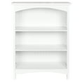 thumbnail image 6 of eHemco 3 Tier Storage Shelf Bookcase with 2 Arched Supports, 40 Inches Height, White, 6 of 7