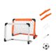 thumbnail image 1 of 2x objetivos de fútbol para niños establecidos para el patio trasero con de fútbol de fútbol de fútbol de bomba para niños para el jardín de 90cmx60cmx60cm, 1 of 8