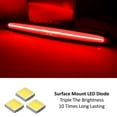 thumbnail image 2 of Black-Out Smoked Lens Full LED Strip High Mount Third Brake Light Assembly For Chevrolet 2002-2009 Trailblazer, GMC Envoy, Buick Rainier, etc, 2 of 9