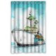 thumbnail image 1 of ABPHQTO Sea Ship Art Boat Sail With Sea Gull Cortina de ducha Cortina de ducha impermeable 120x180 cm, 1 of 2