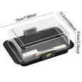thumbnail image 3 of 2/1PCS Airtight Butter Dish with Lid and Cutter, Ideal for Countertop and Refrigerator Storage, Plastic Butter Keep Tray for Easy Cutting and Serving, 3 of 4