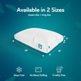 thumbnail image 3 of Sleepgram Bed Support Sleeping Pillow with Microfiber Cover, Queen, White, 3 of 12