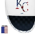 Men's ISlide White/Navy Kansas City Royals Americana Slide Sandals