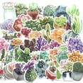 thumbnail image 4 of 71PCS Luggage Sticker Cartoon Plant Suitcase Decal Car Sticker Graffiti Sticker, 4 of 9