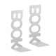thumbnail image 4 of Sujetalibros para estantes, Sujetalibros para estantes, Sujetalibros para libros pesados, Soporte para estante Decorativo para el hogar, Blanco Macarena Extremos del libro, 4 of 8
