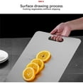 thumbnail image 5 of Cutting Board for Kitchen Multi-Sized,304 Stainless Steel Cutting Board,Non Slip,BPA Free Reversible,Kitchen Chopping Board for Meat Bread Vegetables Fruits,Kitchen Gadgets Gift, 5 of 8