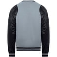 thumbnail image 3 of Men's Levelwear Gray Chicago Cubs Varsity Paragon Jacket, 3 of 3