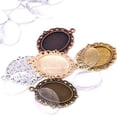 thumbnail image 3 of 60PCS Bezel Tray Set Metal Pendant Tray Cabochon Setting Tray for Jewelry Making, 3 of 6