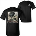 Black Lab Armed .Straight Up Southern Hunting Dog Graphic 2Sided