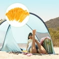 thumbnail image 2 of SHISUYAN 50pcs Camping Tent Pegs Outdoor Plastic Ground Nails Fixing Set, 2 of 8