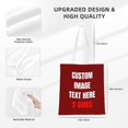 thumbnail image 4 of Custom Tote Bag Bags With Logo Personalized Custom Bags Shopping Bags Reusable Grocery Bags Bulk - Add Your Text Image, 4 of 8