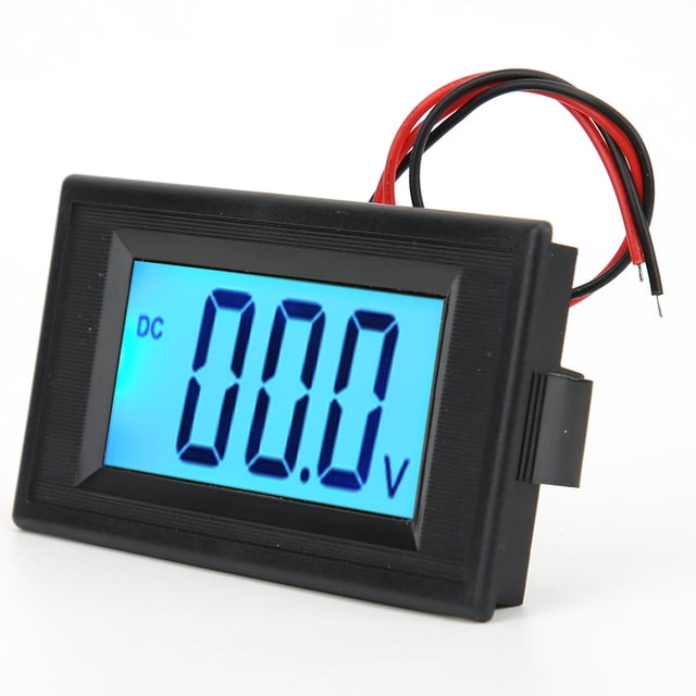 YB5135D LCD Digital Display Two-wire DC Voltage Meter Monitor Voltmeter, 4-120V