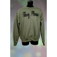 thumbnail image 6 of Camo Green with Black Glitter Show Your Southern Objection with Shug, Please (R) Unisex Crew Neck Sweatshirt (Copy), 6 of 7