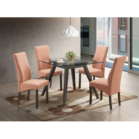 Red Kitchen Table And Chairs Set Pyke 5 Piece Kitchen Dining Set (40