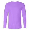 thumbnail image 3 of Posijego Big & Tall Mens T-Shirt Spring Long Sleeve Shirts Men's Crew Neck Loose Casual Undershirts Pullover Tops, 3 of 4