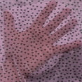 thumbnail image 3 of Hot Pink Tulle Curtains with Rod Pocket, Valentine's Day Inspired Black Mini Hearts on Fuchsia Backdrop Abstract Design, Sheer Drape for Wedding Party 2 Panels, 7 Sizes, Fuchsia Black, by Ambesonne, 3 of 3