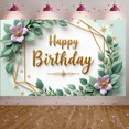 thumbnail image 5 of Rainbow Design  Banner Star Decorated Birthday Party Display Colorful Balloons Floral Accents Party Celebration Backdrop for Birthday Parties Kids Celebrations Photo Backdrops, 5 of 8