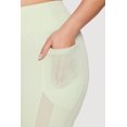 thumbnail image 5 of Women's Plus Size Mesh Detail Cell Phone Pocket Leggings, 5 of 5