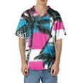 thumbnail image 4 of Yiaimeir ‌Men's Printed Pocket T-Shirt V-Neck Short Sleeve Carefree Summer Style‌, 4 of 4