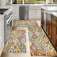thumbnail image 6 of Kitchen Rugs Sets of 3 Non Slip Washable Kitchen Mats for Floor, Waterproof Kitchen Runner Rug, Floor Mat Carpet for Entryway, Laundry, Sink, Hallway, Bathroom, 6 of 10