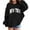 Black, variant on Kids Girls Sports Hoodie Soft Pullover Sweatshirt with Pocket Warm Casual Hoodie for Daily Wear and School Outfits