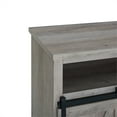 thumbnail image 3 of Pemberly Row 52" Sliding Door TV Stand Console in Rustic Gray Barnwood, 3 of 5