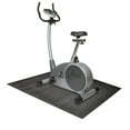 thumbnail image 1 of Iron Body Fitness IBF Tapis robuste 4 pi pour vélo et équipement d’exercice – Noir, 1 of 5