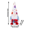 thumbnail image 2 of Handmade Birthday Doll Figurine Festive Swedish Tomte Cake Topper Decoration for Home Desktop Party Celebration, 2 of 5